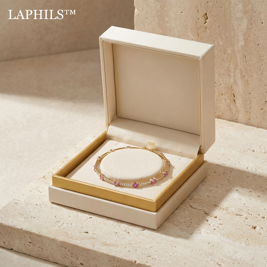 Laphils™ | The "Strata" Onyx & Raw Silver Men’s Signature Bracelet